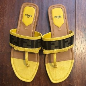 Fendi Zucca Print Sandals
